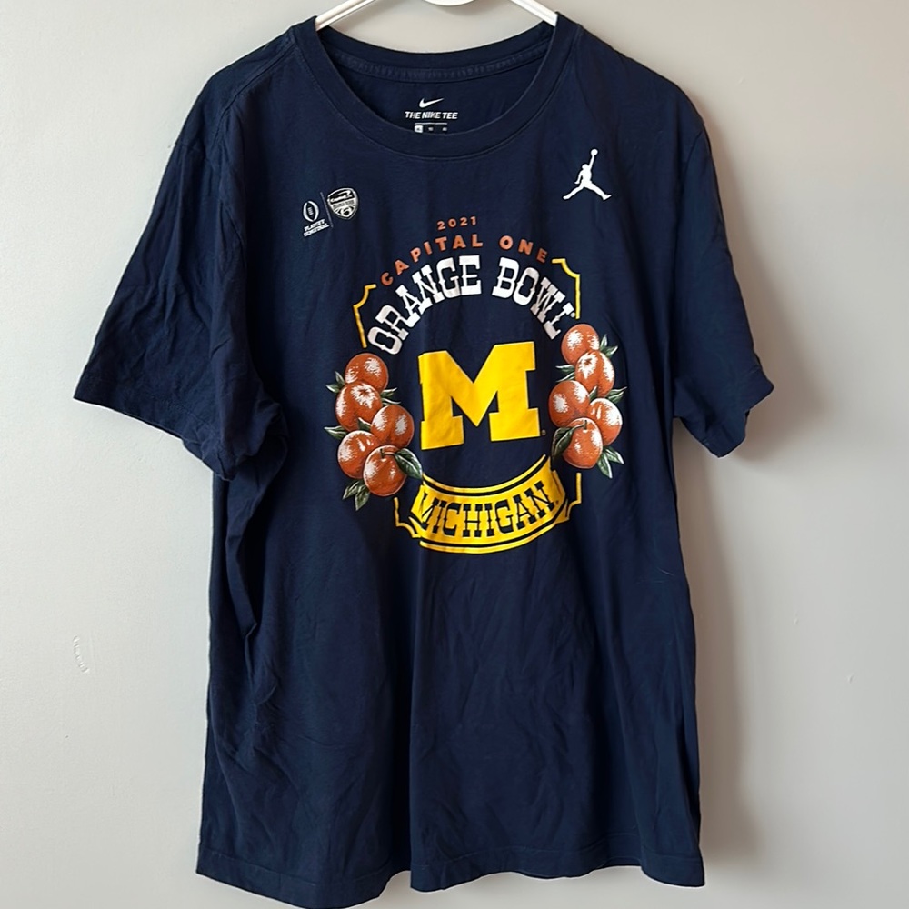 The Nike Tee Michigan Capital One Orange Bowl